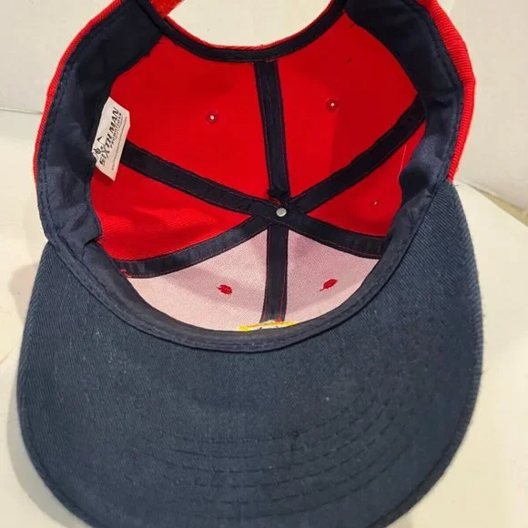 Anaheim Angels Red Blue Dad Hat Adjustable Sixth Man Promotions, Clean - Picture 6 of 7